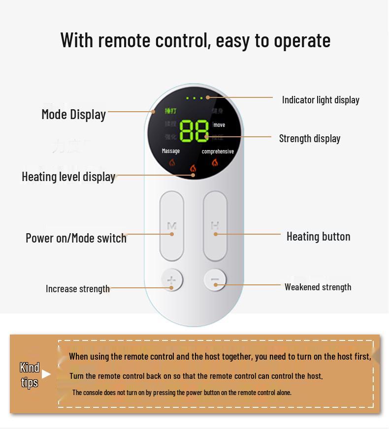 EMS Pulse Abdominal Heating Massager & Waist Belt