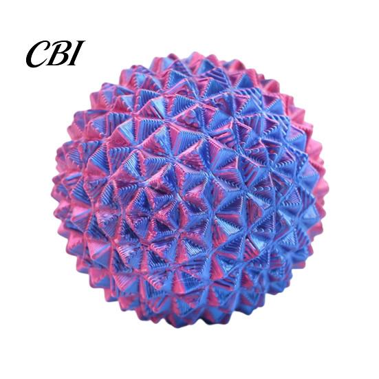 Portable Sensory Toy 3D Printed Rotatable Spiky Ball, Mini Textured Fidget Ball for Lightweight Stress Relief, Decompression Twisting Desk Travel