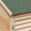Garden Shed Natural 106 x 56 x 176.5 cm Solid Spruce Wood