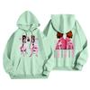 Unisex Casual Letter Print Hoodie Long Sleeve Loose Fit Sweatshirt for Men and Women