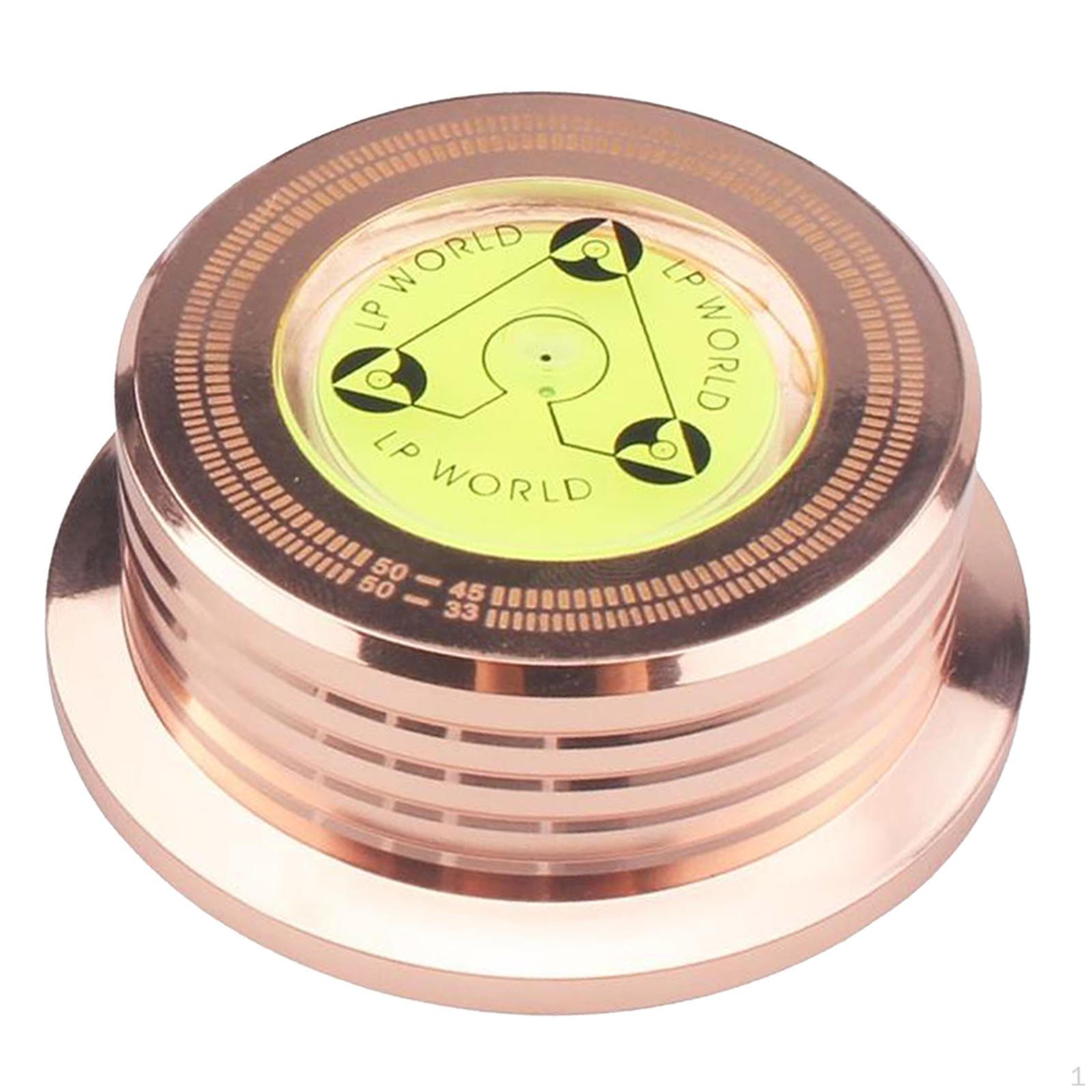 

Clamp LP Disc Stabilizer Turntable for Vibrations Ausgeglichen Weight Flange золотистий
