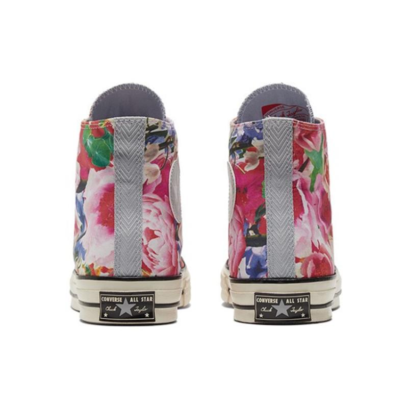 Converse Chuck Taylor All Star 1970s Trendy Comfort Soul of Paris Vintage Full Print Floral High Top Espadrilles Unisex Color