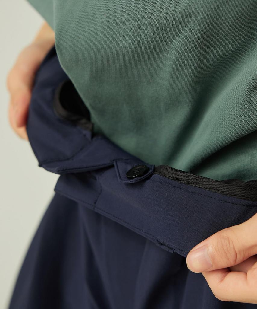 Snow Peak Stretch Trousers and Size XL Water-Repellent PA-25AU005, Men's Women's Navy,