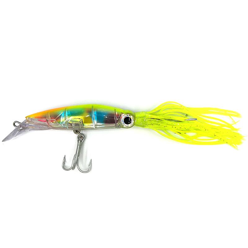 Sea Fishing Long Shot Big Octopus Squid Bait Luya Bait Fake Bait With Beard Plastic Squid Bait