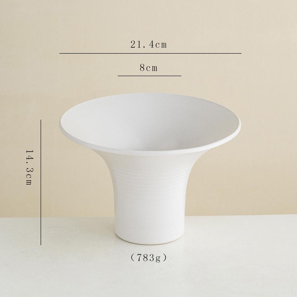 Large Ceramic Phalaenopsis Orchid Vase - Indoor Ornament for Living Room or Desktop, Ideal Gift