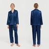 [Customized] Mulberry silk pajamas women's summer long-sleeved trousers set 100% silk pajamas women's loungewear