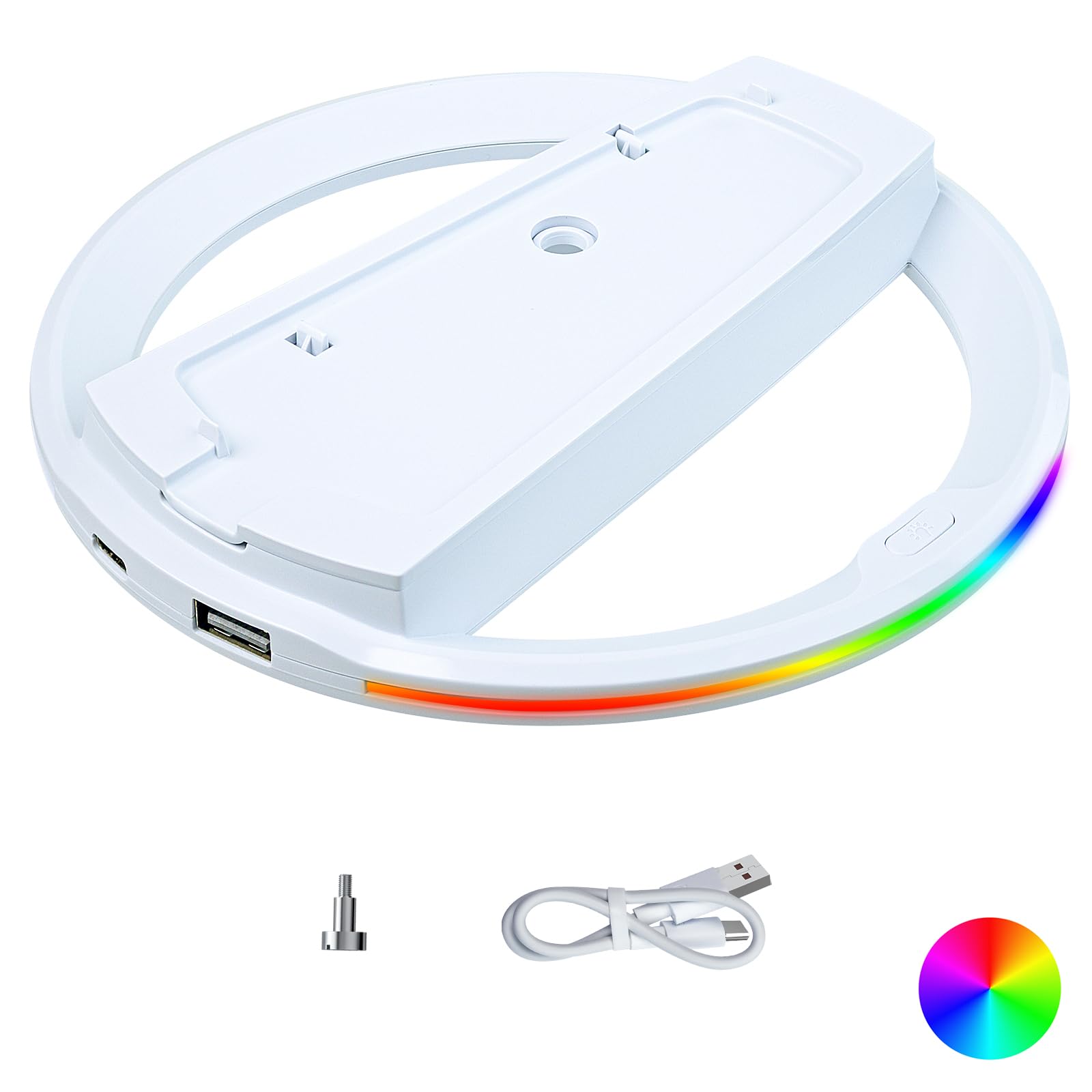 

Вертикальна підставка PS5 Режим освітлення RGB Металева стабілізуюча основа для консольної версії PS5 Вертикальна підставка PS5 Тонка підставка PS5 Композит ABS високої твердості