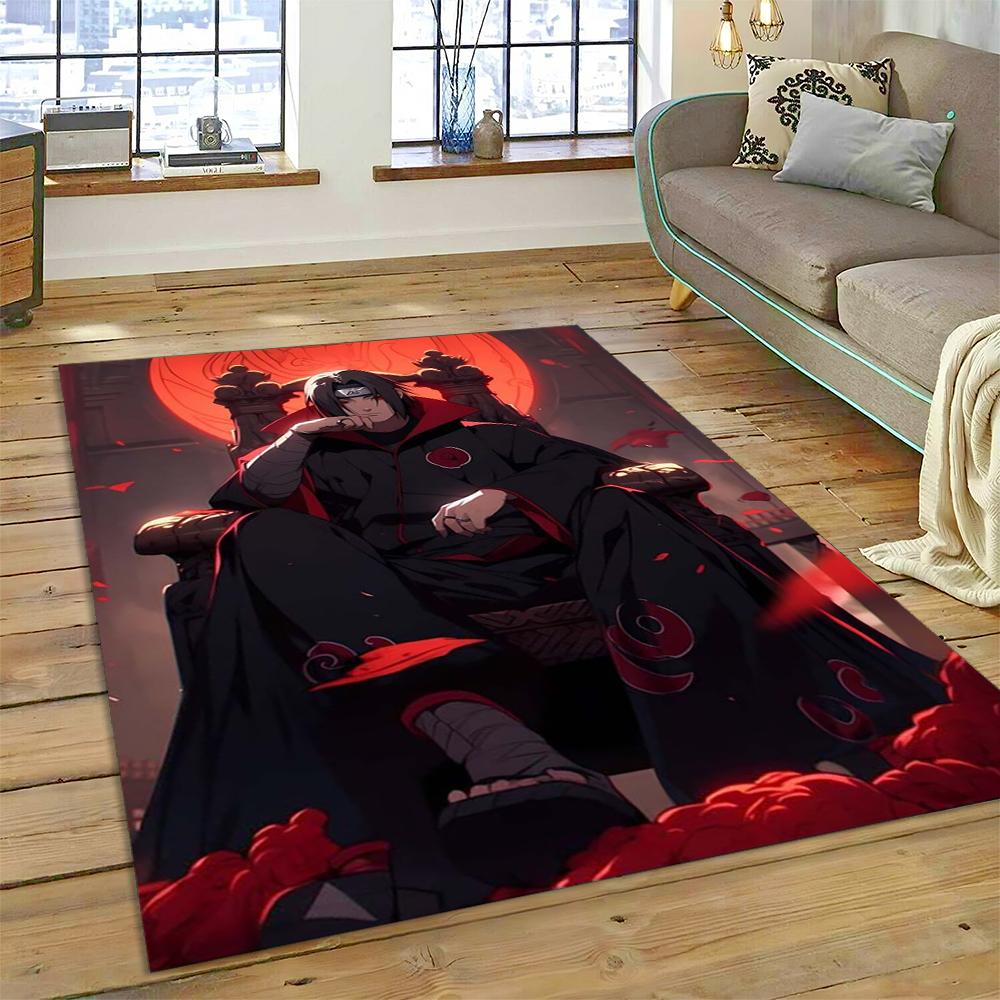 3D Anime I-Itachi Japan Cartoon Carpet Rug for Living Room Bedroom Home Sofa Decoration,Kids Play Non-slip Floor Mat