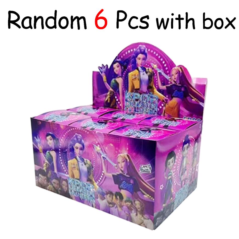 Anime KPop Devil Hunter Doll Vinyl Toy Saja Boys Series QinYu Mystic Character PVC Blind Box Ornament Toy Birthday Gift