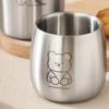 Cute Pattern Children Water Cup 304 Stainless Steel Kindergarten Milk Cup Coffee Mug  Adult