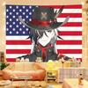 1pc Boothill Anime Tapestry Colorful Hippie Psychedelic Bar Living Room Study Bedroom Dorm Decor Aesthetic