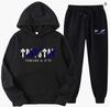 Completo con Felpa Trapstar Floreale Trendy Casual Capo Superiore