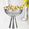 Dessert Bowl Footed Round Stainless Steel Ice Cream Cup Serving for