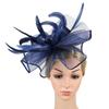 Formal Dress Fascinator Headdress British Retro Wedding Feather Hat Headband  Birthday