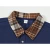 2026 Summer New Splicing Design Men's Business Casual Short Sleeve Polo Shirt Breathable and Versatile