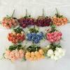 Wedding Rose Bridal Bouquet Artificial Flower For Home Decor And Photography Props