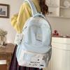 Schoolbag Cute College Schoolbag Female Niche Design Versatile Korean Ins College Style Junior High School Students Lightweight Backpack