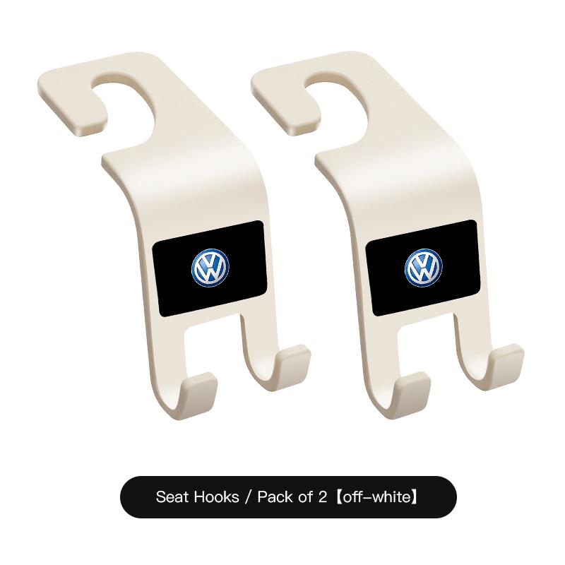 VW Car Storage Hooks Headrest Hooks Car Seat Hanger Hook For VW GTI Polo Golf Passat B6 Tiguan Arteon Jetta Beetle T-ROC ID.3 CC