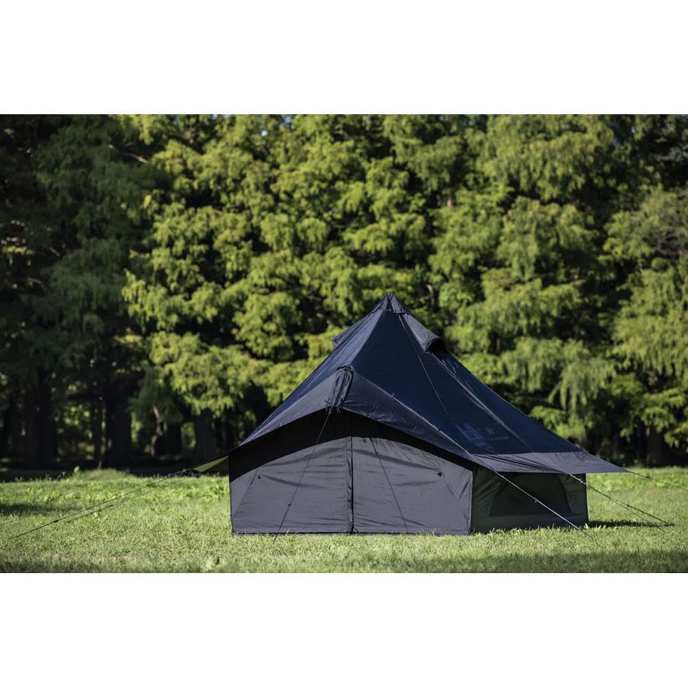 Canadian East x Ogawa Outdoor Camping Tent One Pole Tent Glocke 8 4 Black CETO1003 [For People]