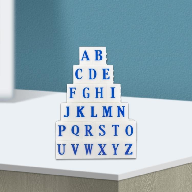 Set of Detachable Letter Stamp For Crafting And Teaching Rubber Stamp Large Letter Stamp for Card Making And Art Craft