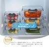 S SALIENT Heat-resistant Glass Storage Container Meal Prep Tupperware Microwave Safe Airtight Dishwasher 8-piece Set Gray