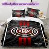 Flamengo football soccer Pattern Bedding,Quilt Set Quilt Cover Pillowcase Home Birthday Gift (1*duvet cover+2*pillowcase,without core)