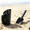 Multi-functional Hourglass Sand Shovel & Sieve Metal Detector for Beach Treasure Hunting