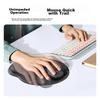 UGREEN Mouse Pad Wrist Rest, Ergonomic Wrist Support [Soft Memory Foam], Laptop Desktop Silicone Non-Slip Hand Rest, Office And Mouse Pad And Wome