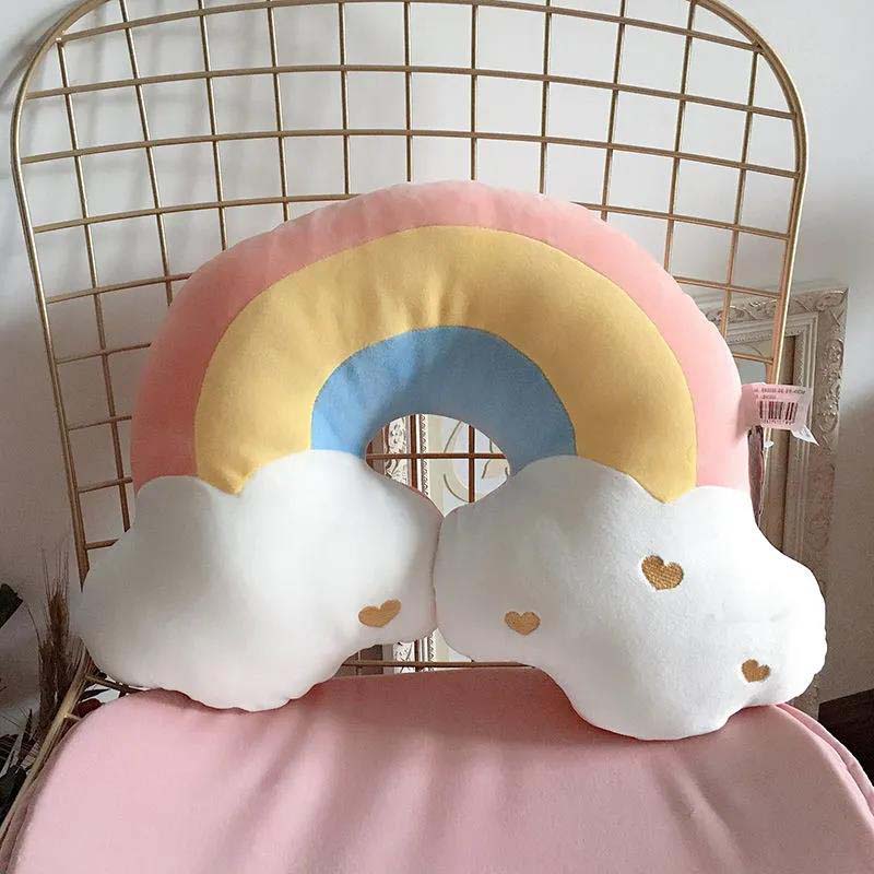 

Плюшева іграшка в скандинавському стилі, супер м яка веселкова подушка, весела креативна подушка для офісу, подарунок на день народження 45*45cm