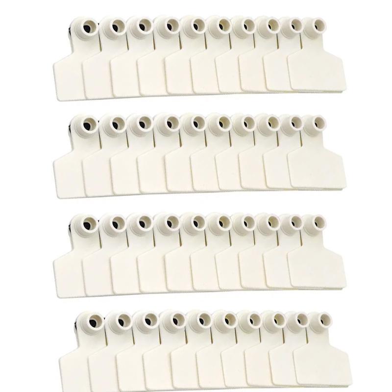 100Pcs High Quality Cow Sheep Pig Ear Tags Customizable Number Ear Tags Farm Animal Identification Ear Tags Livestock Supplies
