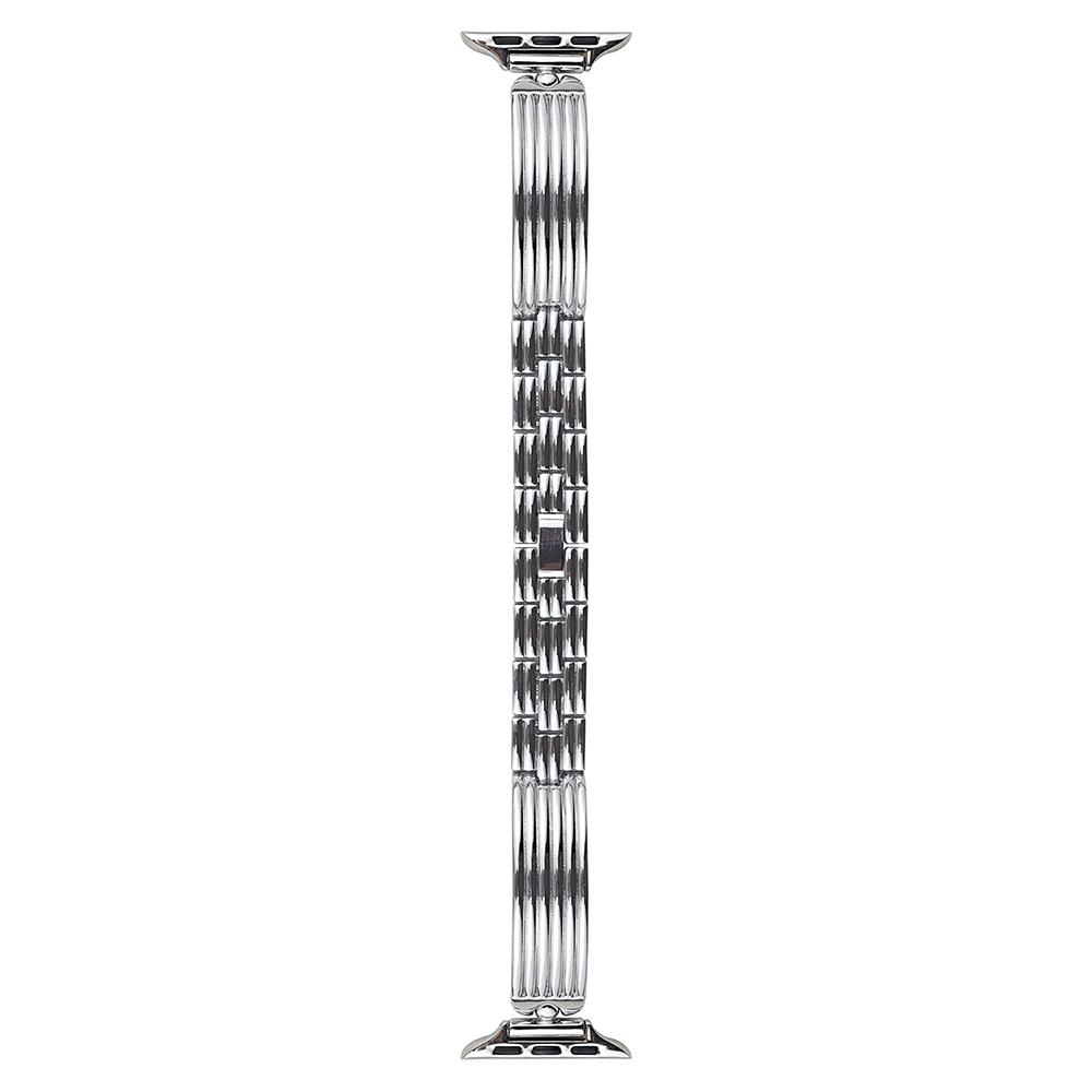 

Watch Strap for Apple Watch Series 10 Ultra 9 8 7 SE 6 5 4 3 2 1 46mm 49mm 45mm 44mm 42mm Water Drop Joint Zinc Alloy Band Silver