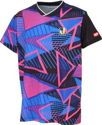 JUIC Table Tennis Game Shirt Officially Approved by the Japan Table Tennis Association Blue Pink Size 5661 NEO-J, (JTTA), Unisex, (BP), XS,