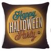 Halloween Pillow Pumpkin Little Witch Horror Cushion Linen Cushion Cover Holiday Party Pillow Cover Bed Backrest