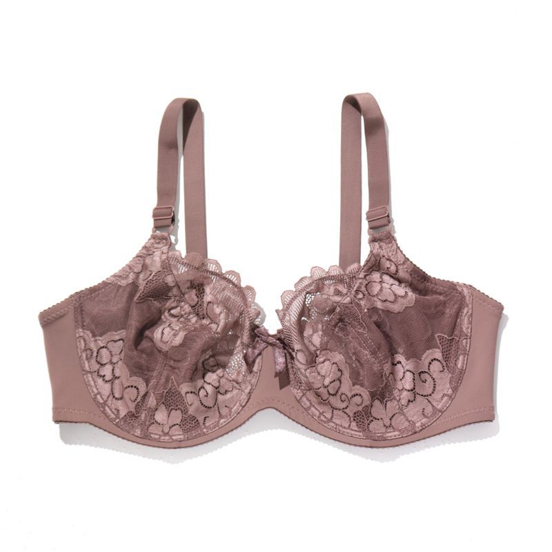Europe and the United States increase the fattening DE large cup thin fat MM plump sexy bra lace women large size bra underwear