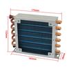 173x132x38mm Small Shell Condenser Radiator 120mm Fan for Refrigerator Freezer Aluminum 7mm Fin and Copper Tube Heat Exchanger