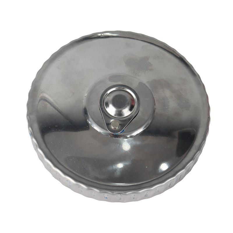 Fuel Tank Cap 88/110mm Chrome Universal Tank Cover Lockable With 2 Keys For Vans Tractor Truck Excavator