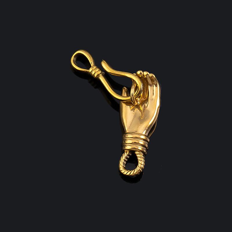 Stainless Steel Hand-Shape Toggle Connectors Diy Jewelry Making Bracelet Clasps Bulk Accessories