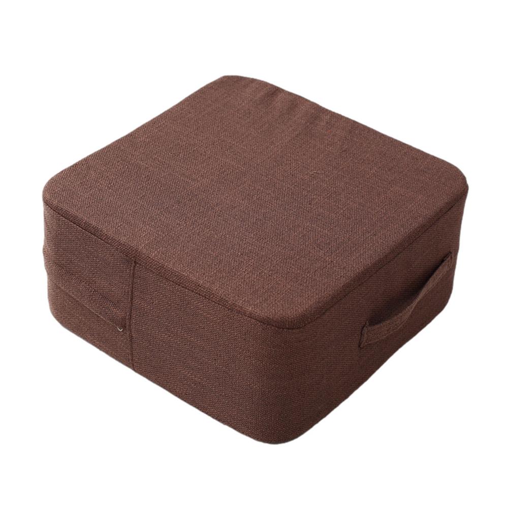 Thickened Japanese Tatami Removable Cotton Linen Cushions Multi-coloured Fashionable Highly Elastic Washable Cotton Linen Set