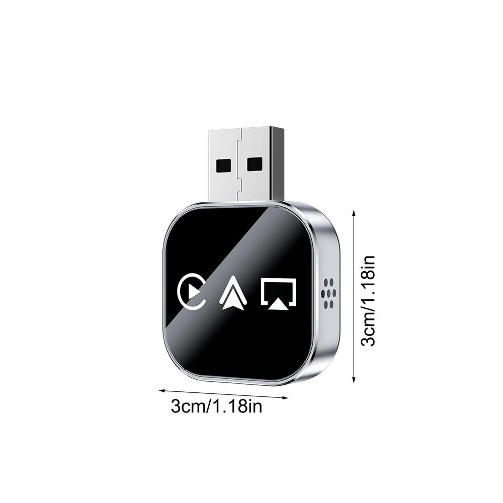 Car Display Video Adapter Plug and Play Converter Wireless Mirror Phone to Car Screen for Daily Commuting Long Distance Travel