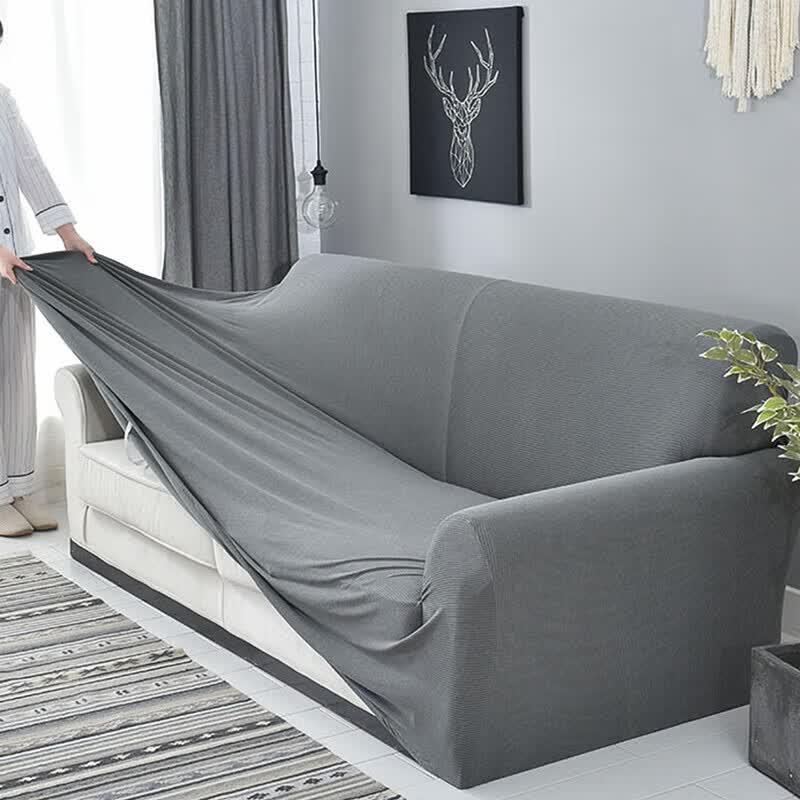 Quatrefoil Elastic Full-Coverage Sofa Cover