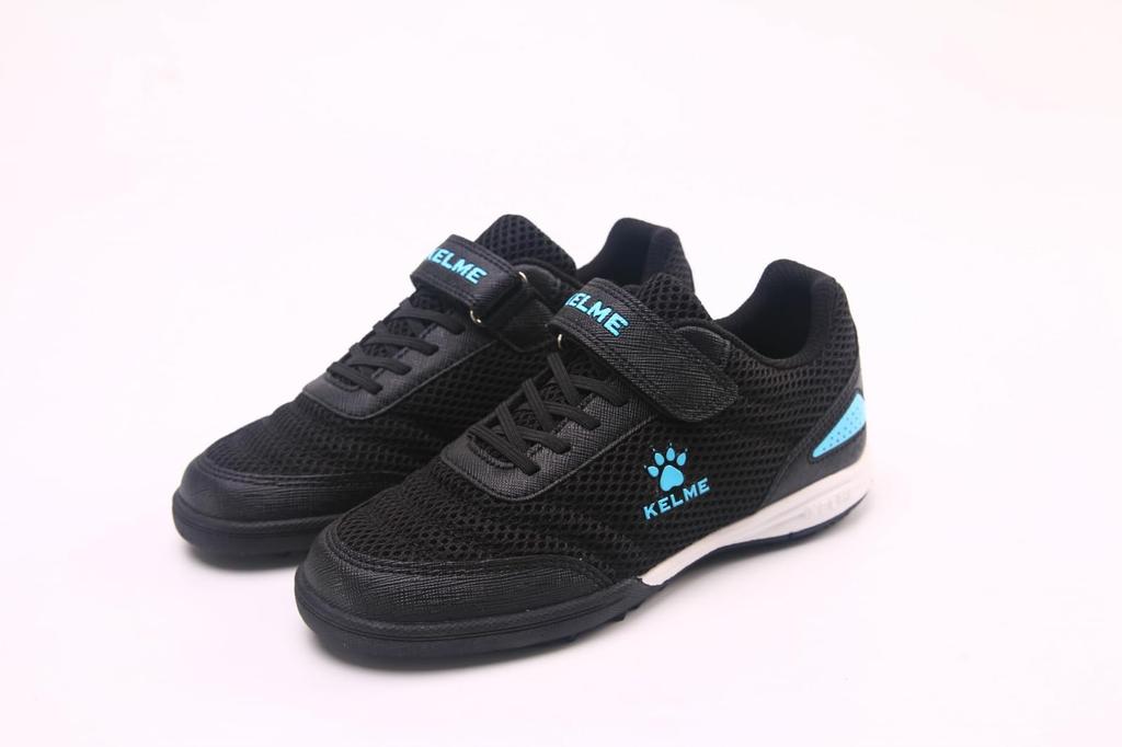Kids Soccer Futsal TF Velcro Training Black [Kelme] Shoes, Soccer, Shoes, Shoes, Multicolor, 19.0cm - 24.5cm,