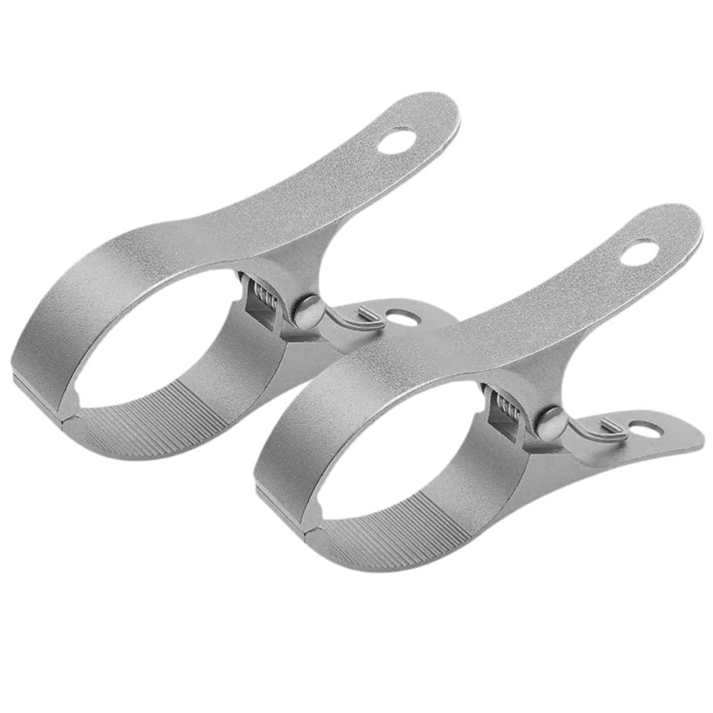 NUOLUX Aluminium Klær Sterk Stang Futon Sett med Klesvask Sølv Klesklyper, Legering, Tørketrommel, Klyper, Klyper, Klyper, Stor, 2, Innendørs, Utendørs, Vindtett,