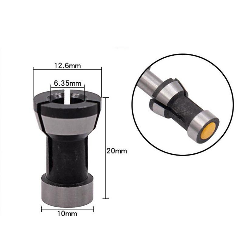 

Фрезерный цанговый адаптер Цанговый патрон Гравировальный обрезной станок Аксессуары для электрических фрез 6/6.35/8 мм NO6