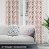 Royal Samt Stoff Polyester Zum Nähen - Motiv Koi-Fische Und Sakura