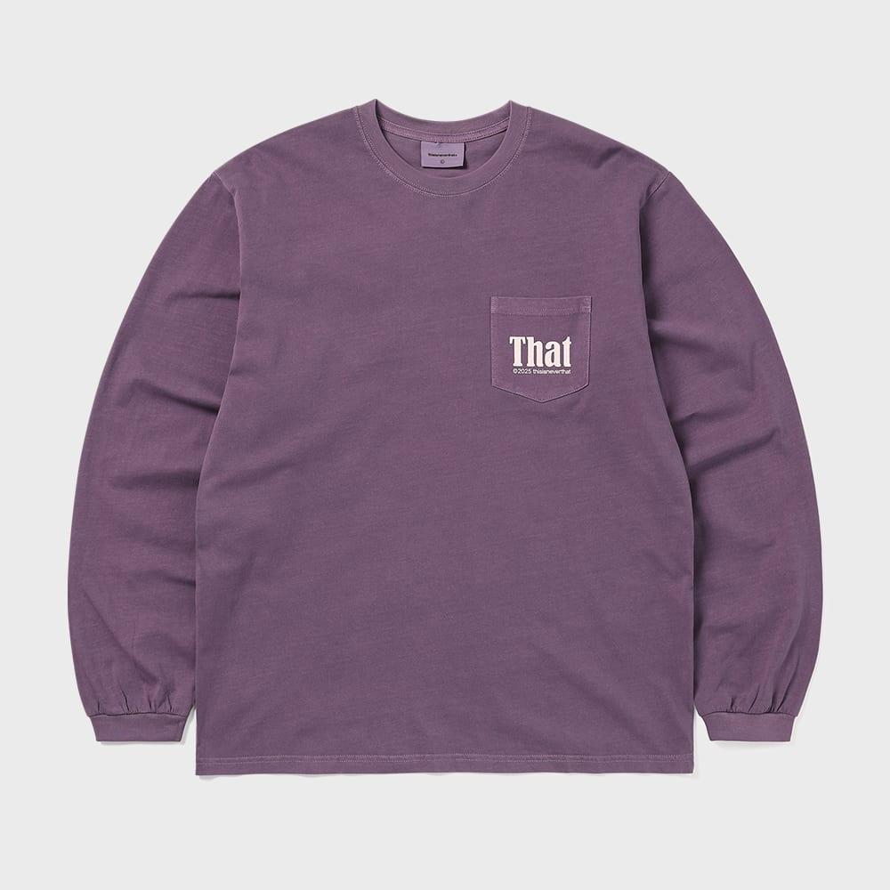 

ThIS IS Never That Карманная футболка с длинным рукавом purpLe L