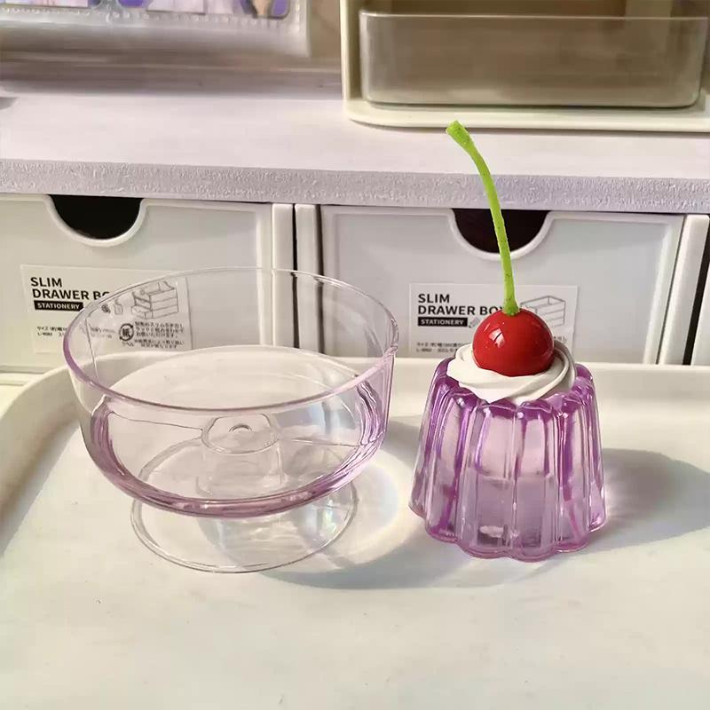 Showa Style Tea Ornaments Ancient Honeydew Melon Soda Jelly Cute Girl Dripping Glue Finished Product 2D Photo Props Green Gift