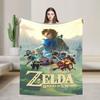 Z-Zeldas Breath Of The Wild Blanket Plush Funny Breathable Throw Blanket for Bed Sofa Decoration,
