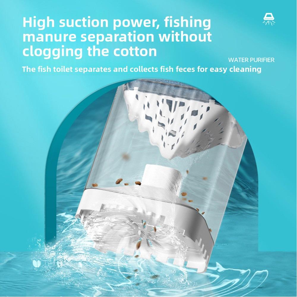 Powerful Fish Tank Filter Oxygenation Power Aquarium Filter for Saltwater Freshwater System