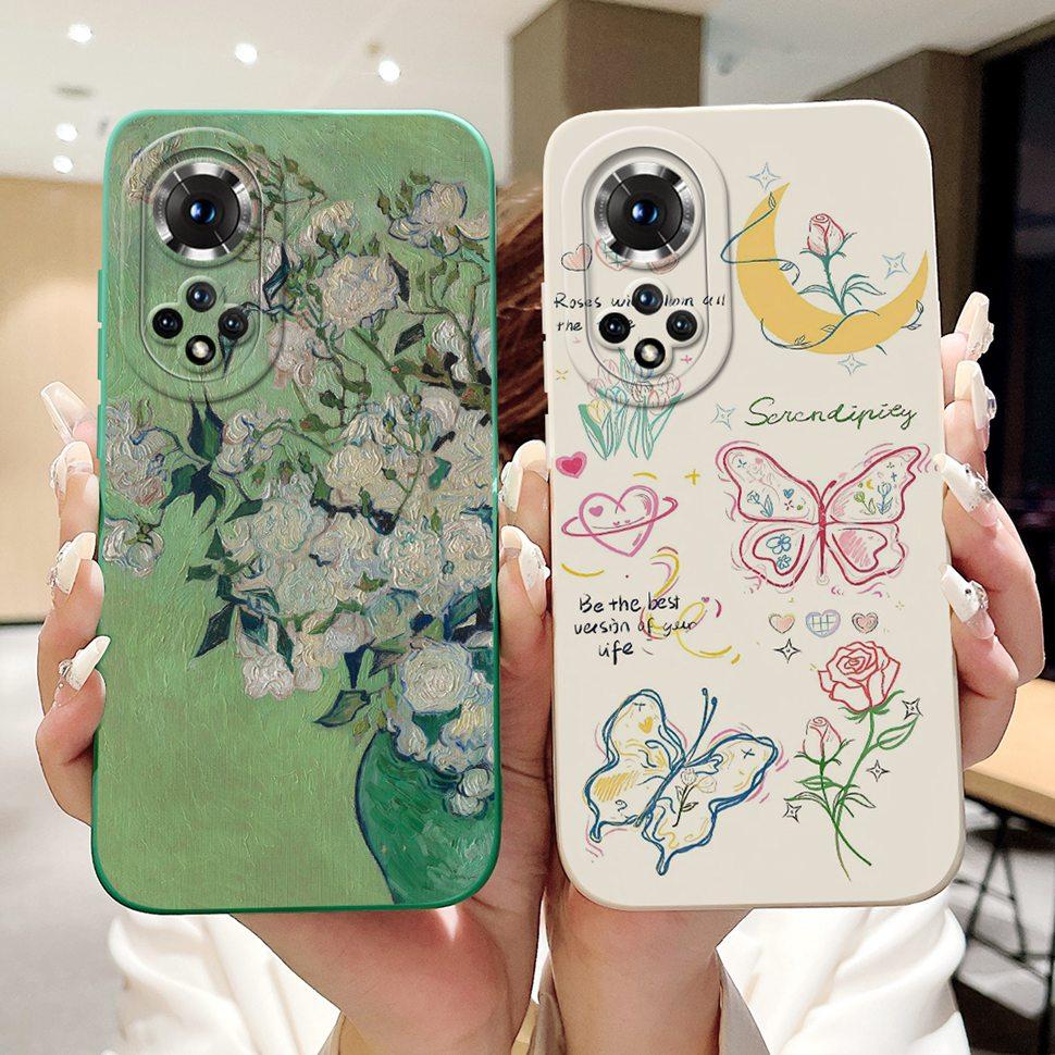 For Honor 50 Pro Case Stylish Art Painted Cover Soft Silicone Phone Case For Honor 50 Honor50 50SE SE Pro Back Cover