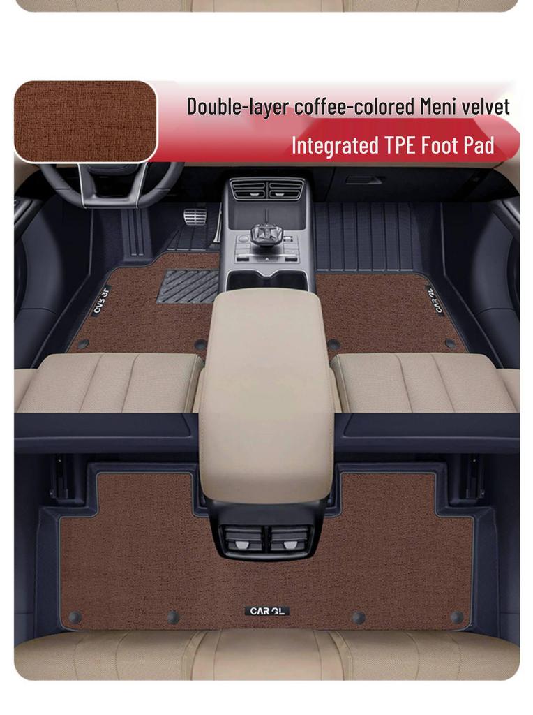 BYD Song Pro Floor Mats: Compatible with 25 Models, Full Coverage TPE, for DM/DMI Car Accessories.